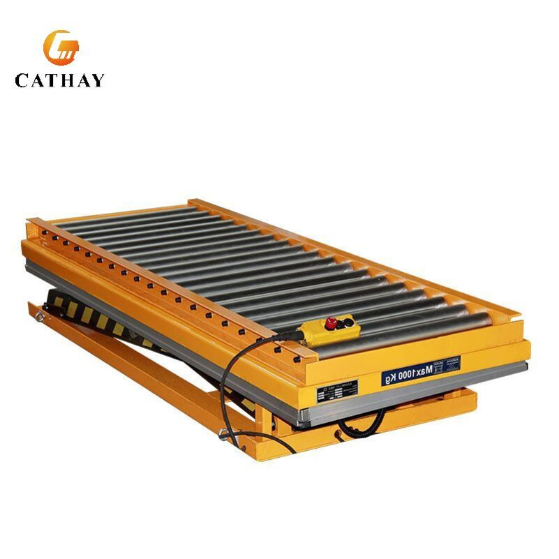 Factory Direct Sale 1000kg Low Profile Electric Lift Table Hu1000