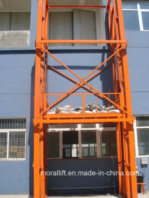 CE Approved Hydraulic Chain Goods Lift