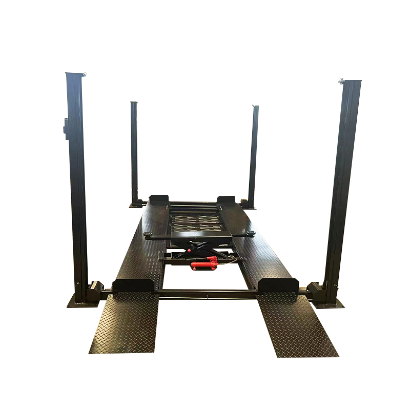 Home Garage Automotive Service Equipment Space-Saving Best Price 4-Post Lift Stylish Design for 4 Vehicles