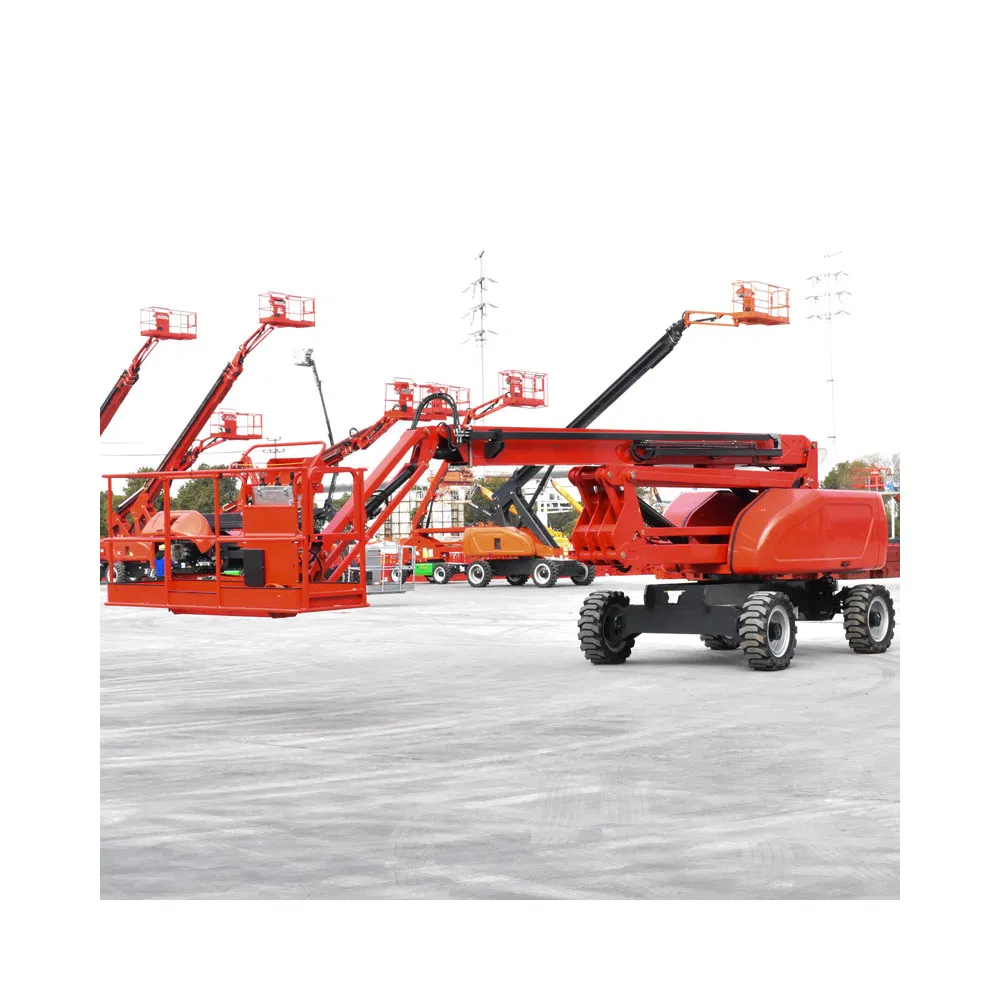 Height Aerial Working Platform Self-Propelled Manlift Boom Lift Diesel Articulating Boom Lifts