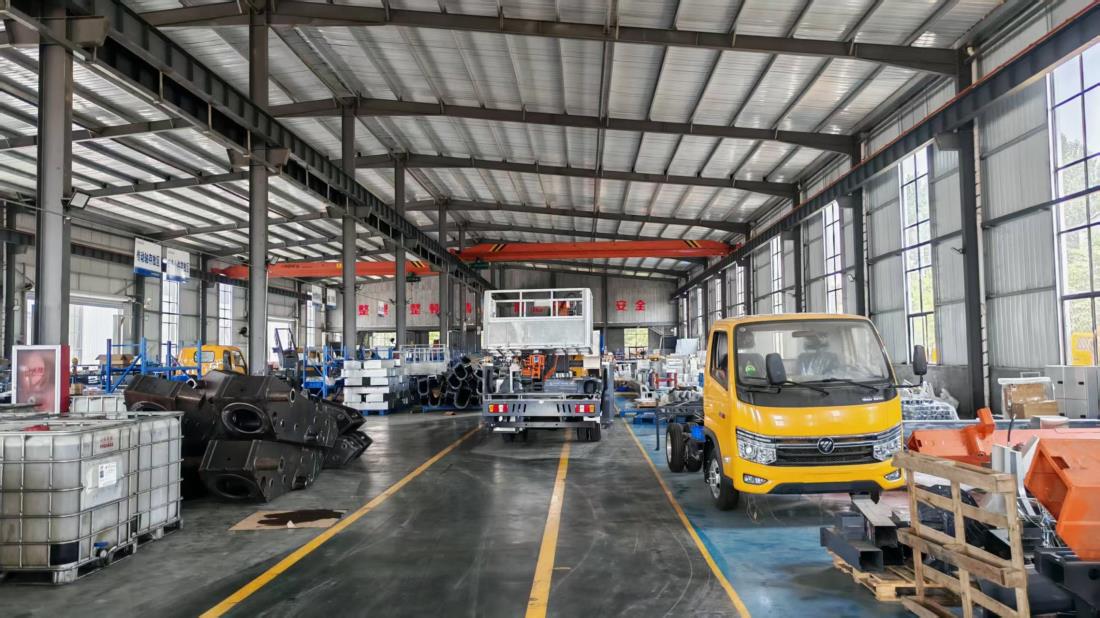 Hydraulic lift full assembly line production overview