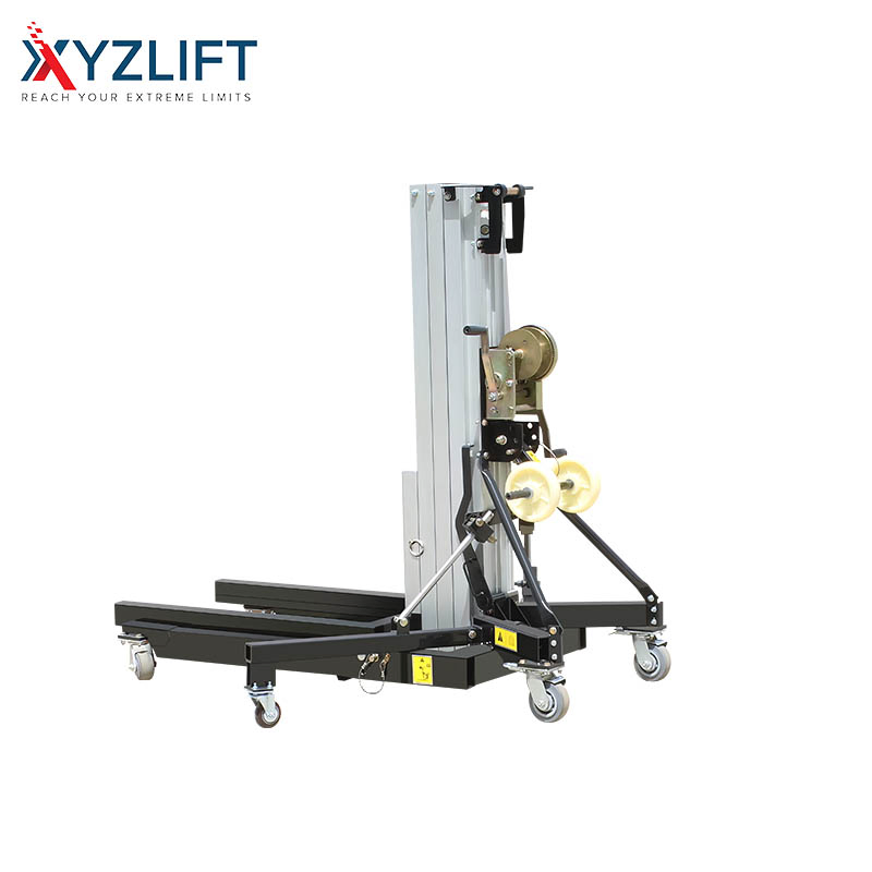 En280 Approved Portable Manual Operated Aluminum Material Lift