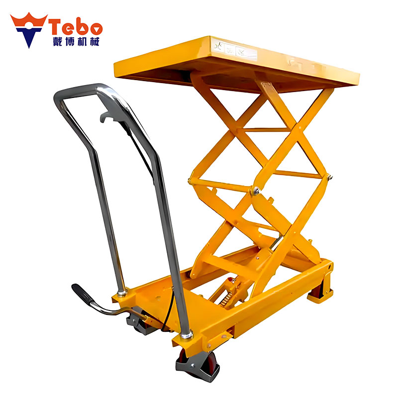 Industrial Hydraulic Scissor Trolley Lift for Warehouse Vehicle Service Operations