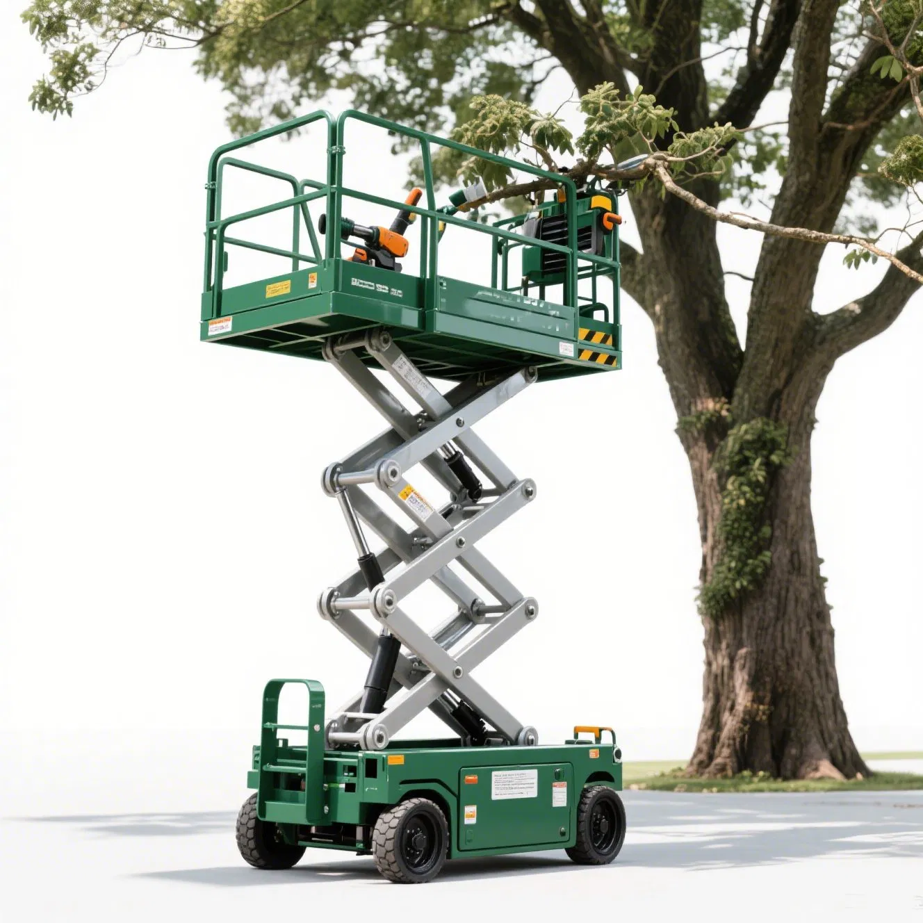 Durable 15m 680kg Aerial Work Platform Diesel Rough Terrain Scissor Lifts Xg1523rt