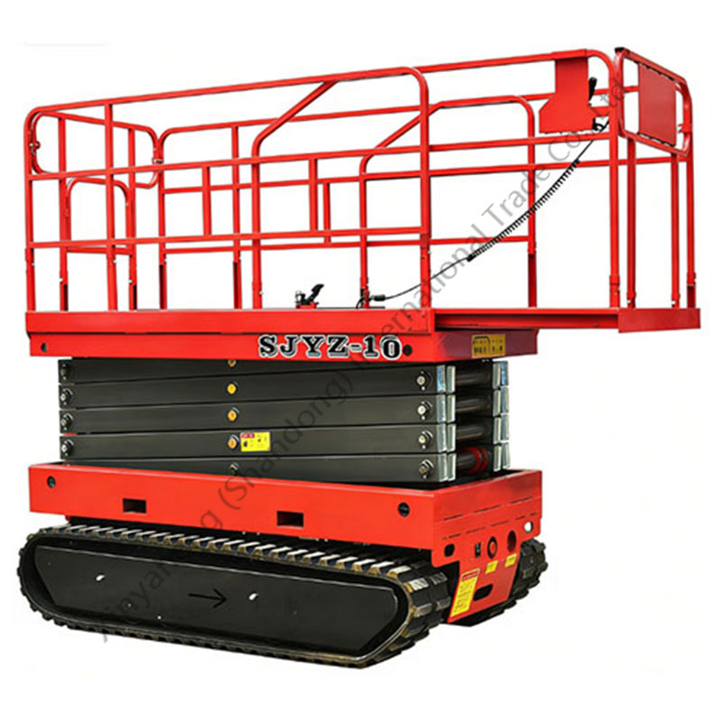 Safe Stable Crawler Type Self-Propelled Scissor Structure Work Platform Lift Machines