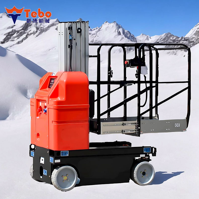 Electric Vertical Mast Lift for Warehouse and Workshop Operations