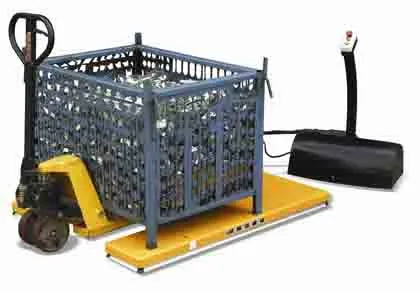 Electric Lift Table Side View