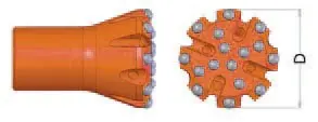 Button Bit GT60 F16