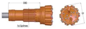 DTH Drill Bit Mining