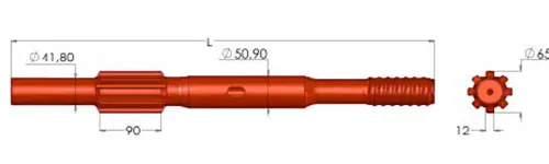 FURUKAWA HD612-STD Shank Adapter