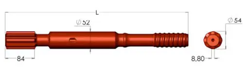 EPIROC Shank Adapter COP 1440