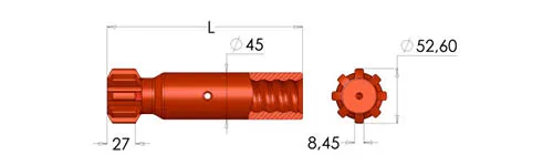 Shank Adapter Detail