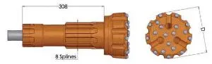 DTH Drill Bits Structure