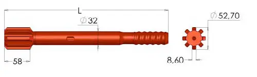 HC40 Shank Adapter