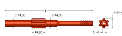 HD260 Shank Adapter