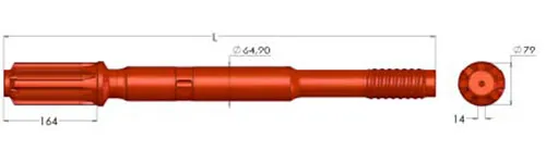 Shank Adapter Technical Drawing