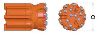 Button bit ST58