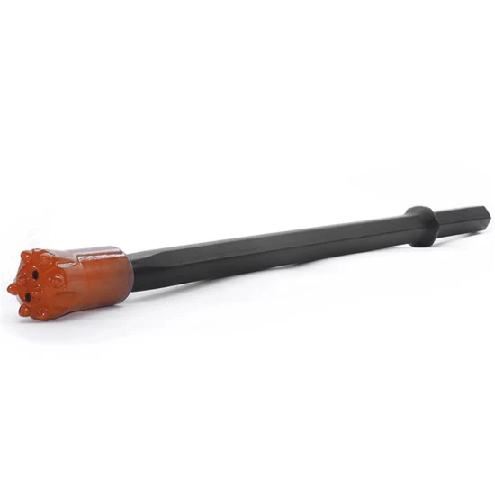China Wholesale Tools H22*108 Pneumatic Tools Tapered Mining Drill Rod with Rock Drill Bits
