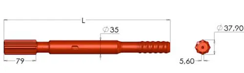 Shank Adapter COP 1132 Male
