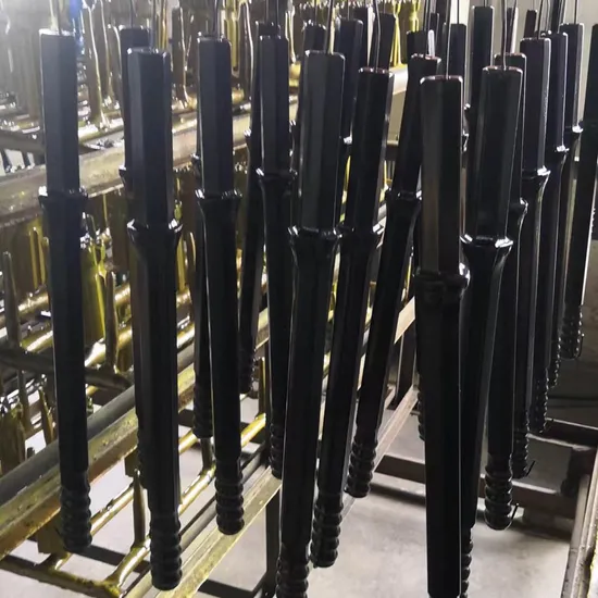 China Hex22 Hex25 Hex32 Thread Fully Carburized Shank Rods Manufacturers, Factories