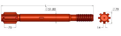 HL1000-52 Shank Adapter