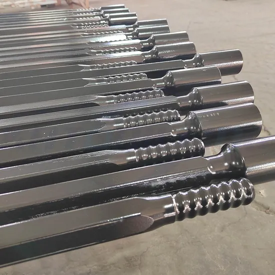China Hex28 Underground Mining Rock Drilling Rig Tools Extension Drifter Drill Rod for Drifting Tunneling Bolting Factory, Pricelist