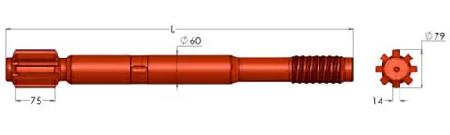 Shank Adapter HL1000-60