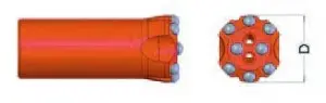 R28 Button Bit Type 8