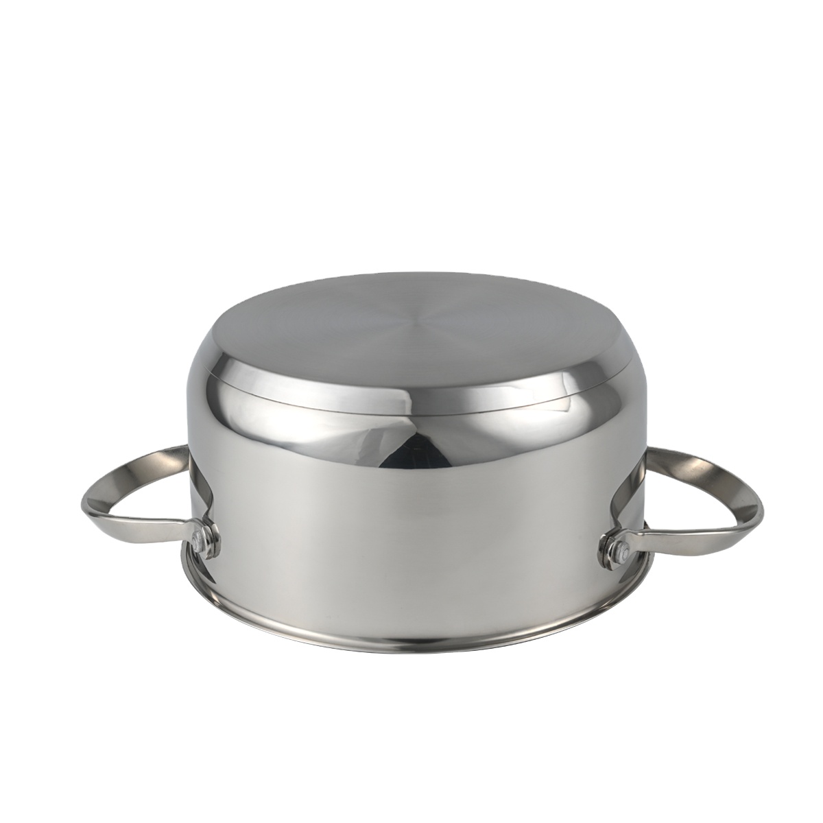 Professional 18/8 Stainless Steel Dutch Oven 5QT - Induction Safe, PFOA-Free, Restaurant Grade Cookware for Stovetop &amp; Oven Use