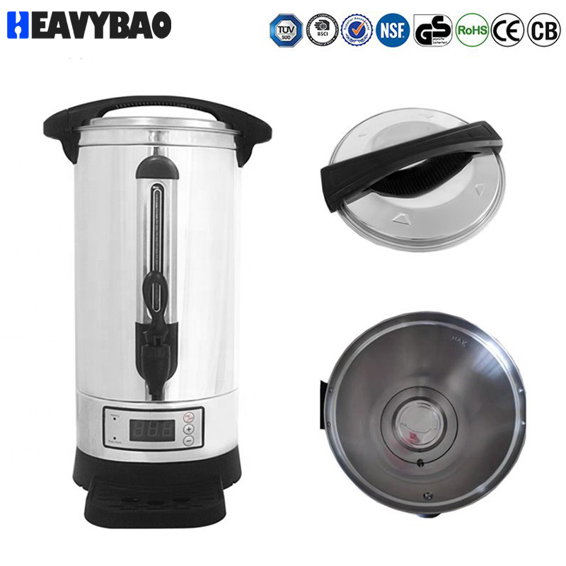 Heavybao CE Electric Temperature Control Stainless Steel Warmer Heating Water Boiler Urn