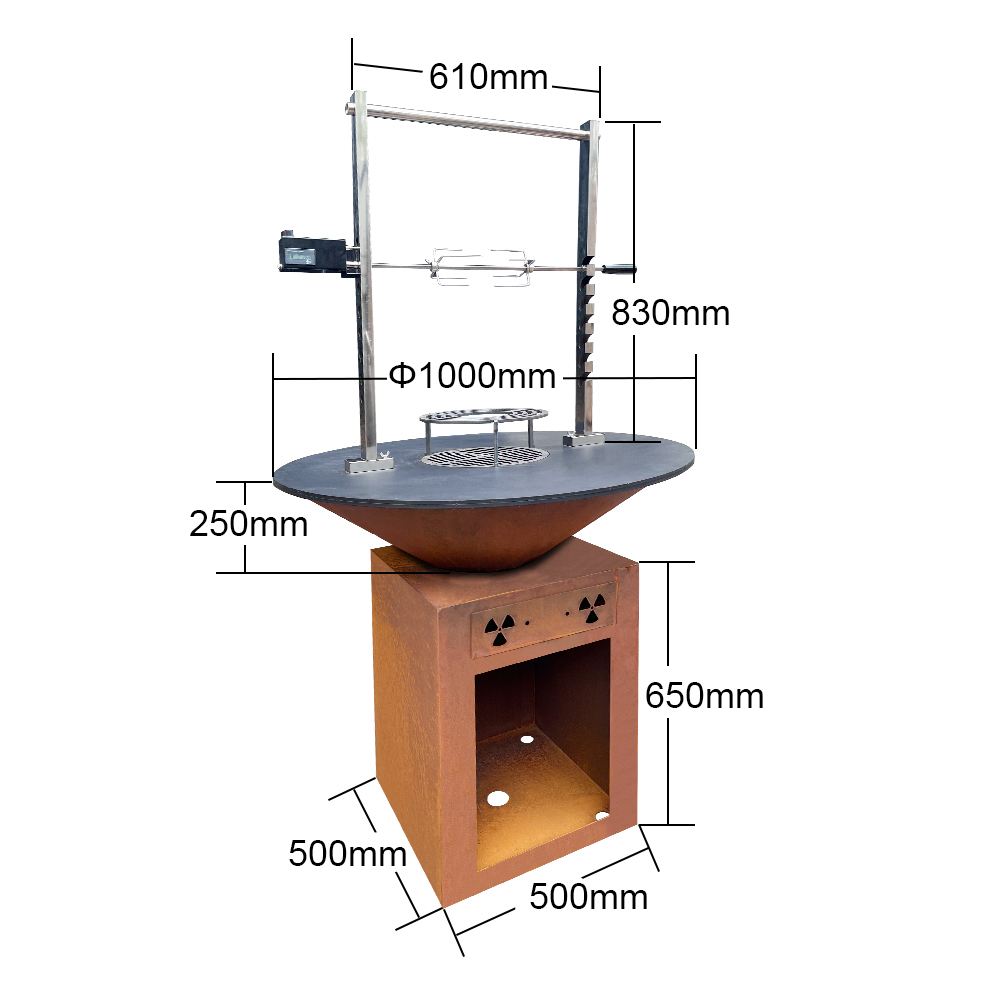 Corten Steel Grill