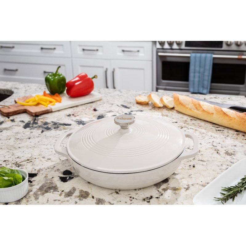 Factory Price Casserole Iron Cast Enamel Nonstick Dutch Oven Round Shape With Lid for Home and Hotel Kitchenware Use from India