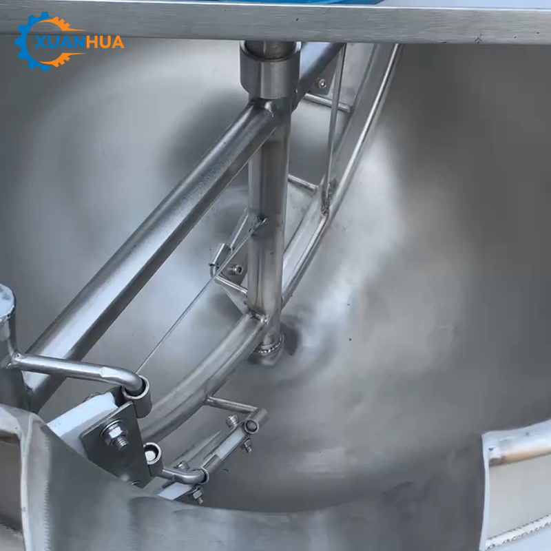 Electric Double Bottom Stainless Pan Insulation Jacket Boiler Steel Steam Jacketed Boiler