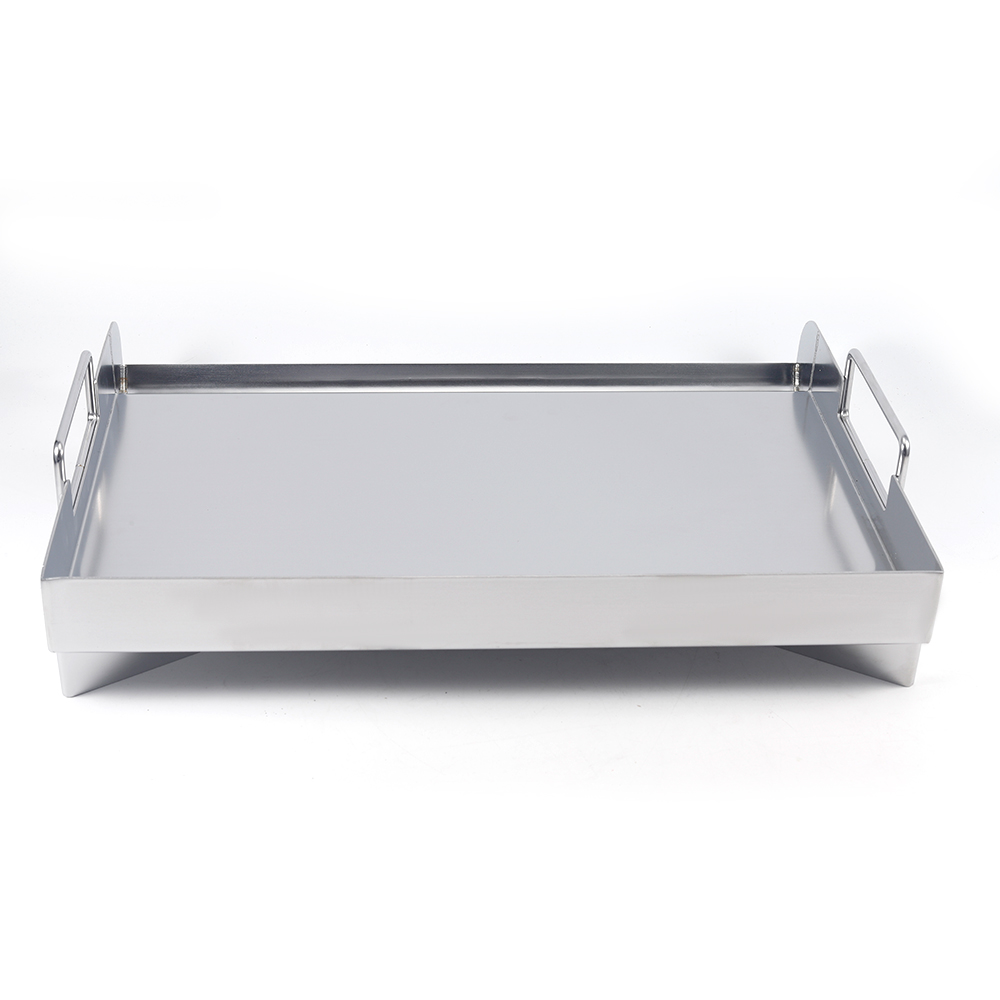 Universal Rectangle Stainless Steel Griddle Gas Flat Top Plate Griddle for Gas Grill Outdoor