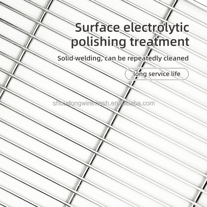 Wholesale Customize Food Grade 304 Stainless Steel Barbecue Mesh Barbecue Grates BBQ Grille