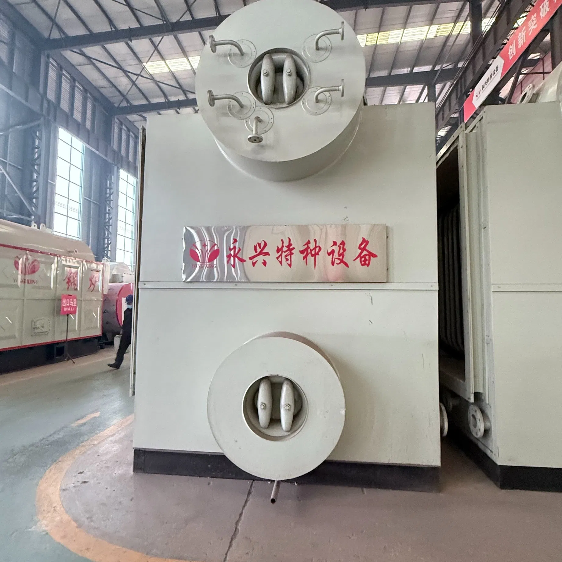 Szs Double Drum Gas Steam Boiler for Factory Production Heating