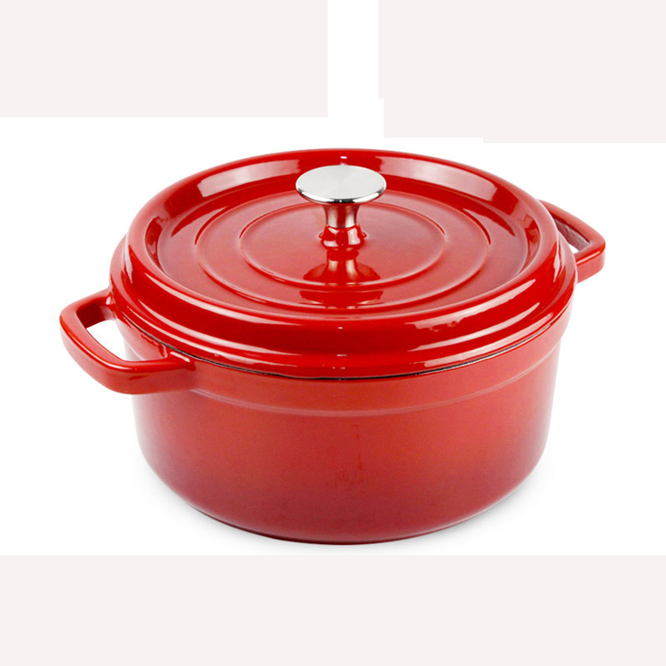 Dutch Oven Cookbook for Cookware Indoor Outdoor Stovetop Induction Safe Enamel Pot With Lid Small Cast Iron