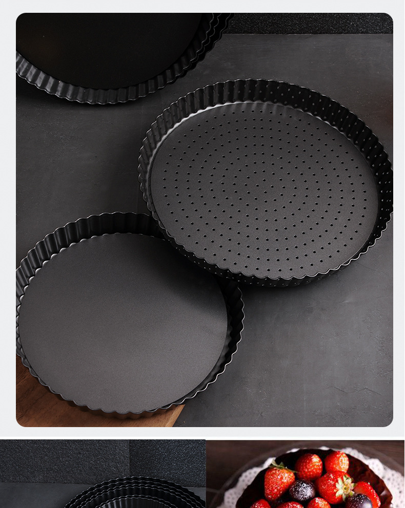 Pizza Round Palas Shallow Aluminum Alloy Cake Biscuit Non-Stick Pizza Pan Set