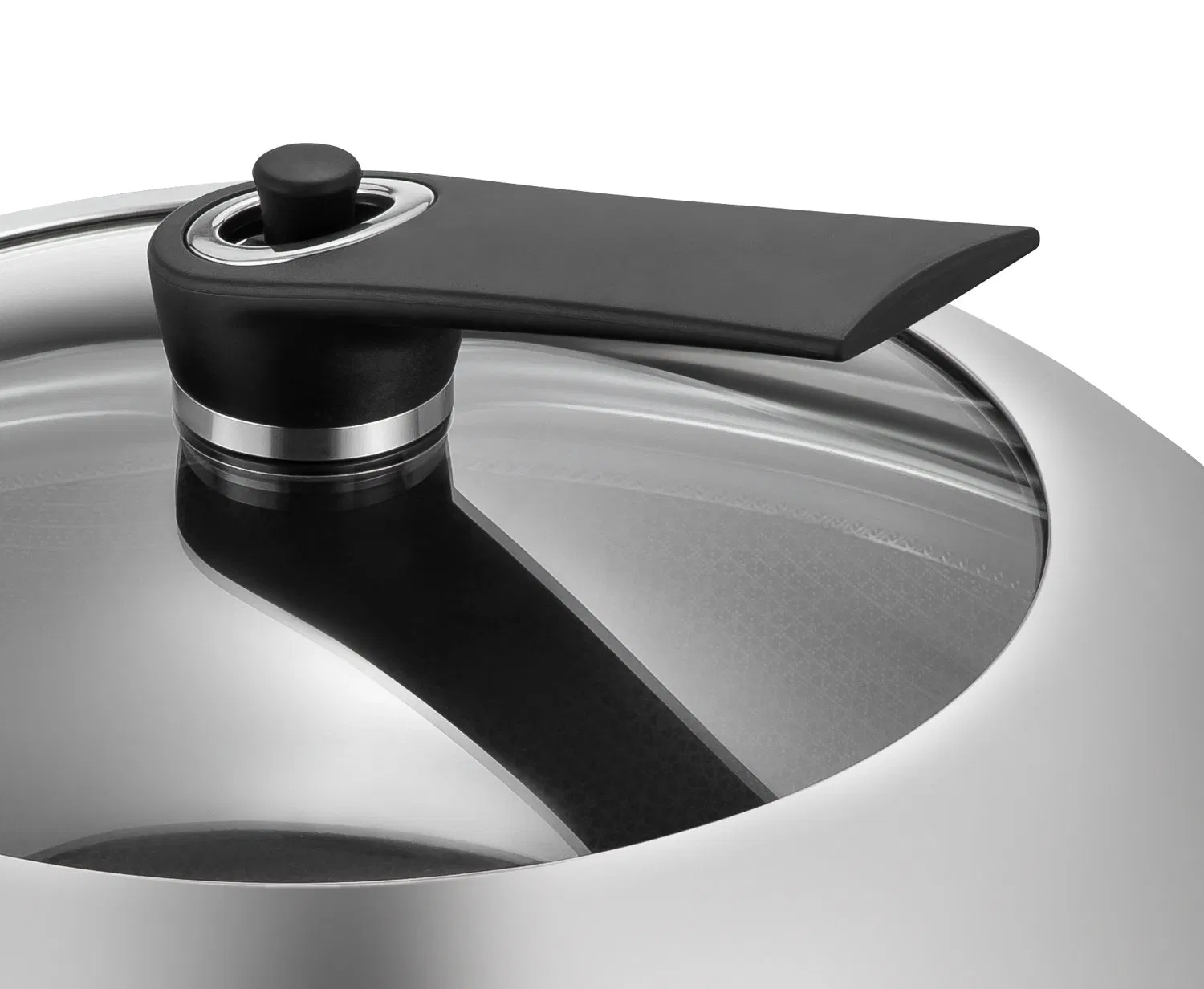 Hot Sales Cookware Stainless Steel Non-Stick Eterna Coating Ceramic Outer Layer 34cm Wok