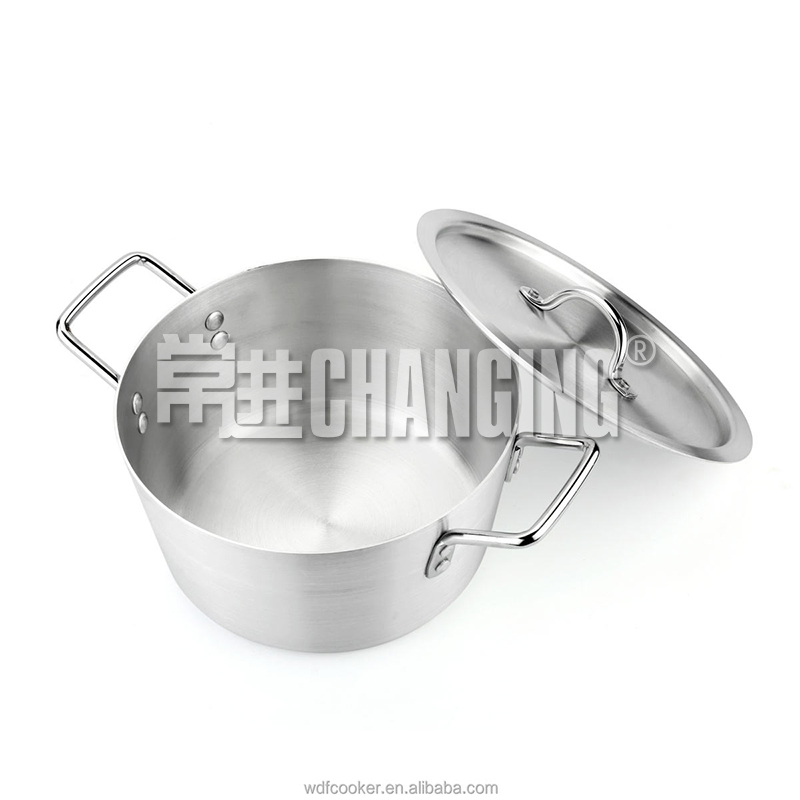 Changing Catering Saucepan Cooking Pans Stainless Steel Stock Pots