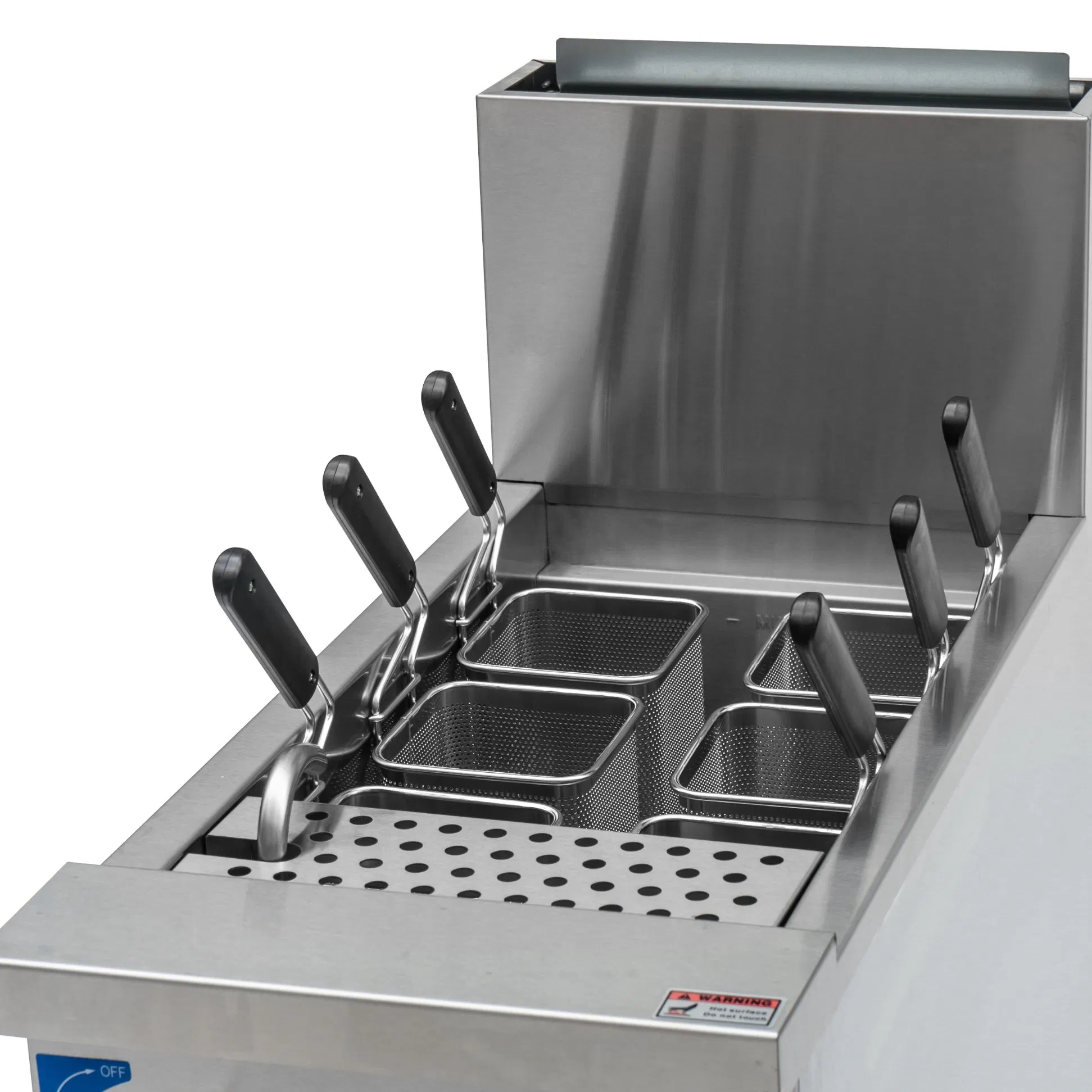 Restaurant Grade Commercial Cooking Equipment Double Tanks Pasta Noodle Cooker Boiler in Stainless Steel for Catering