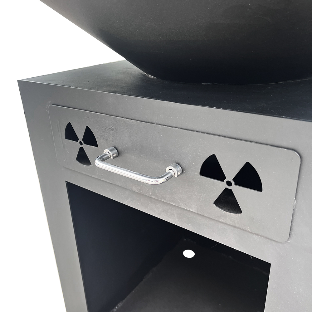Customized Corten Steel Brazier Grill Fire Bowl Wood Burning Corten Steel Fire Pit Brasero BBQ Grill