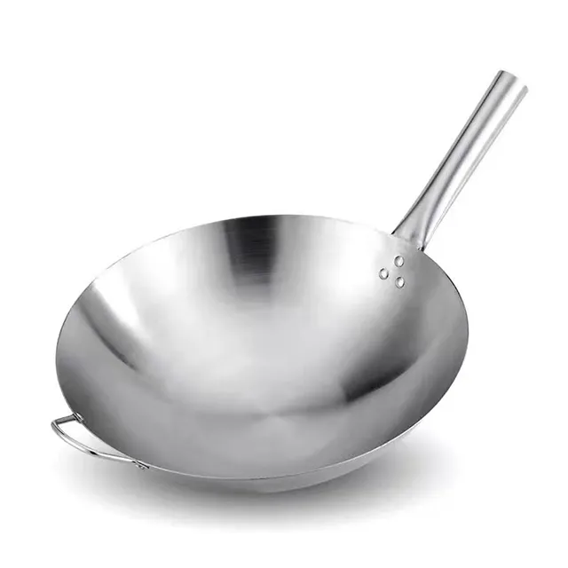 Kitchenware Stainless Steel Wok Pan