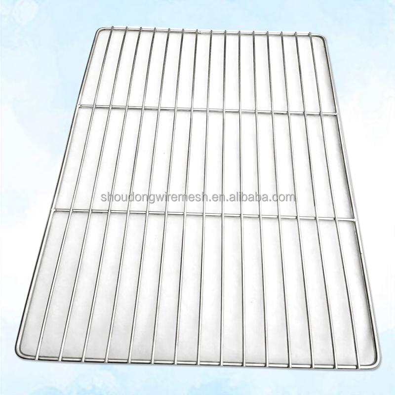 304/316 Stainless Steel Barbecue Mesh Grill Thickened Square Shape Corrosion Resistant Heat Resistant Non-Stick Outdoor Kitchen