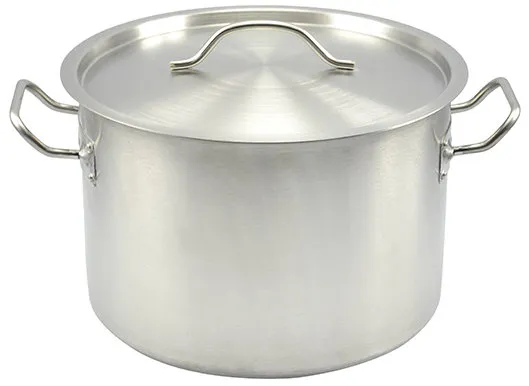 Top View of 03 Style Stainless Steel Kitchen Equipment Steamer Induction Stock Pot