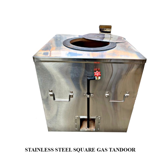 Wholesale Stainless Steel Outdoor Cookware Set Dutch Oven Square Tantoor BBQ Camping Gas Induction Ready Silver Available