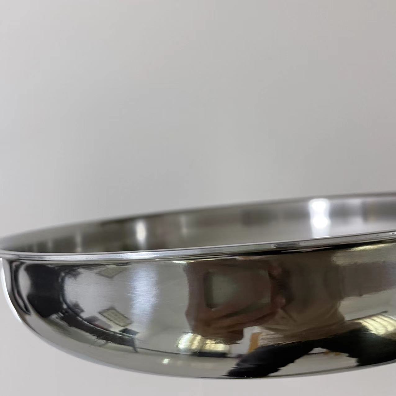 Professional 3-Ply 304 Stainless Steel Frying Pan - Modern Non-Stick Skillet, Tri-Ply Bottom, Induction &amp; Gas Compatible