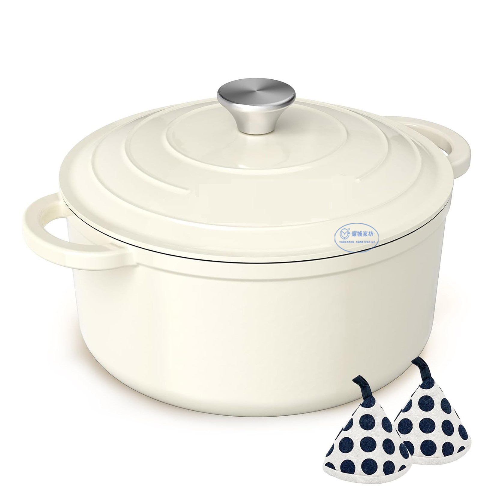 Bread Baking Braising Marinating Slow Cooking Iron Dutch Oven Pan