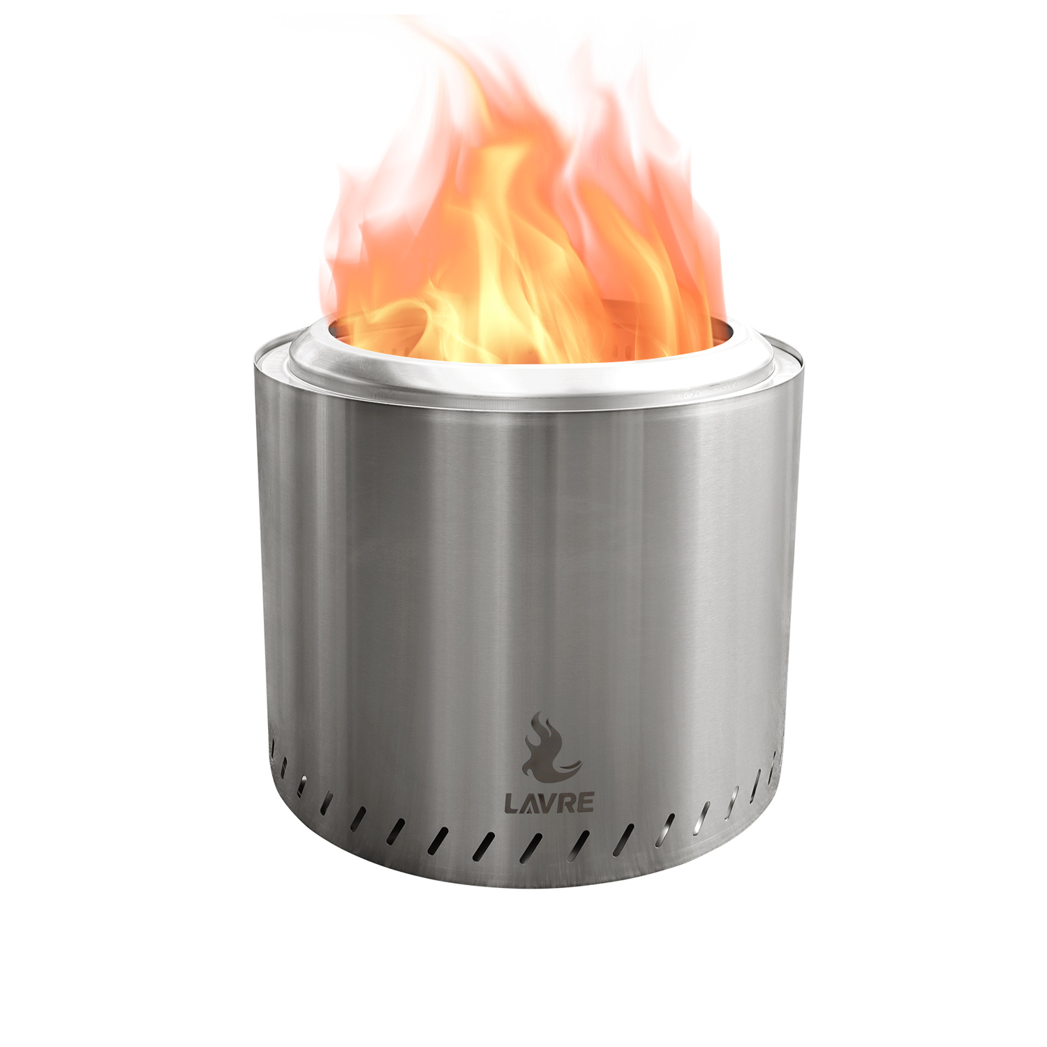 Stainless Steel Bonfires Brazier Stove Smokeless Charcoal Camping Solo Fire Pit Portable