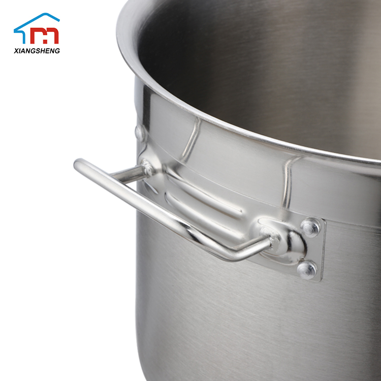 Xiangsheng Large Size Cookware Stainless Steel Soup &amp; Stock Pot with Sandwich Bottom